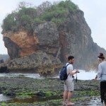 Jungwok pantai berpasir putih Yogyakarta